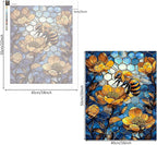 Lxmsja Bee Stained Glass Paint by Numbers Kit - Image 6
