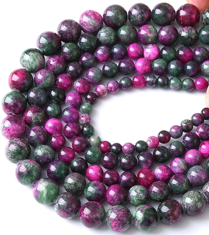 90pcs 4mm Natural Stone Tourmaline Persian Jade Beads Round Loose Beads - Image 3