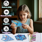 Paper Airplane Kits with 16 Classic Designs, 32 Sheets of Colorful Origami Paper - Image 3