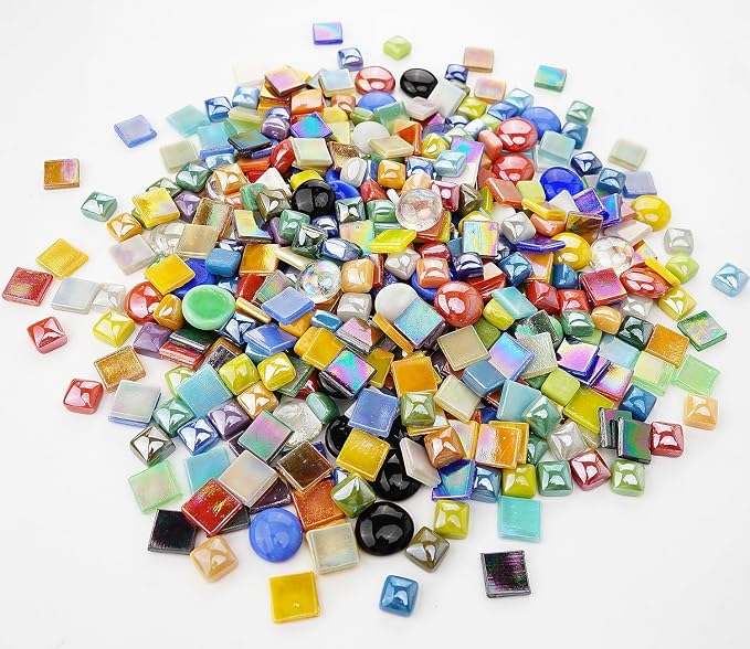 Lanyani 2.2 Pound Great Value Pack Glass Mosaic Tiles Bulk - Image 6