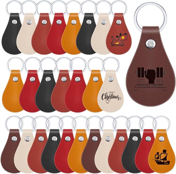 Taiyin 30 Pcs Leather Key Fob Kit by Taiyin