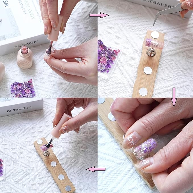 60Pcs Small Dried Pressed Flowers - Image 5