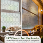 Windimiley Window Privacy Film Stained Glass Static Clings, Bathroom Frosted - Image 5