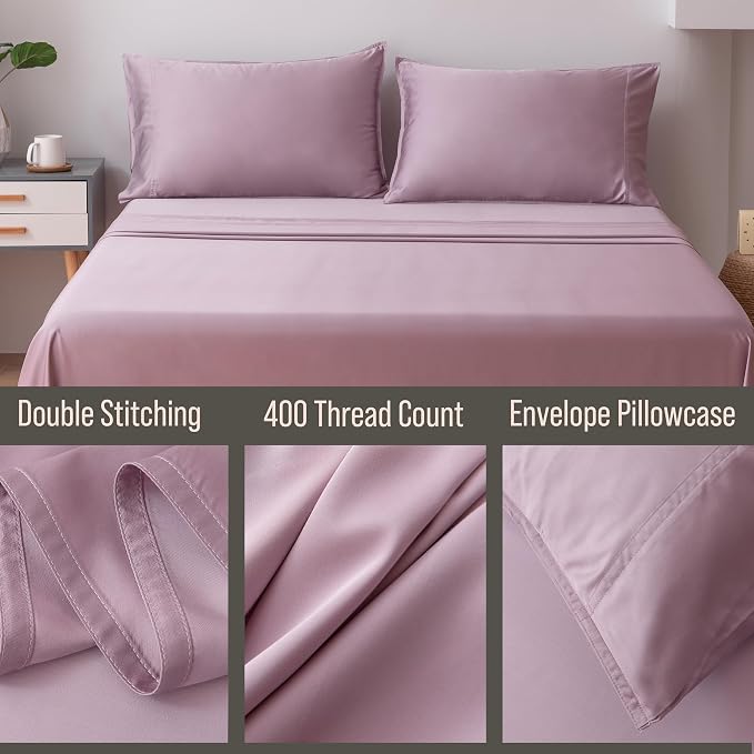 BELLA COTERIE | Luxury Bamboo Viscose King Size Pillowcase Set | 100 % - Image 3