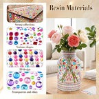 4459 Pcs Gem Stickers Rhinestone Stickers Self-Adhesive Rhinestones Acrylic - Image 5