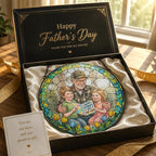 Personalized Family Stained Glass Sun Catcher, Custom Family Photo Window - Image 6