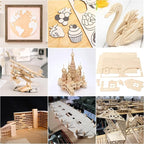 20 Pieces Basswood Sheet, 1/16 x 12 x 8 Inch Thin Plywood Wood Sheets - Image 7