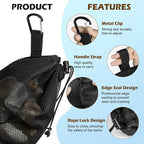 Shell Collecting Bag 4 PCS, Portable Foraging Bag - Image 4