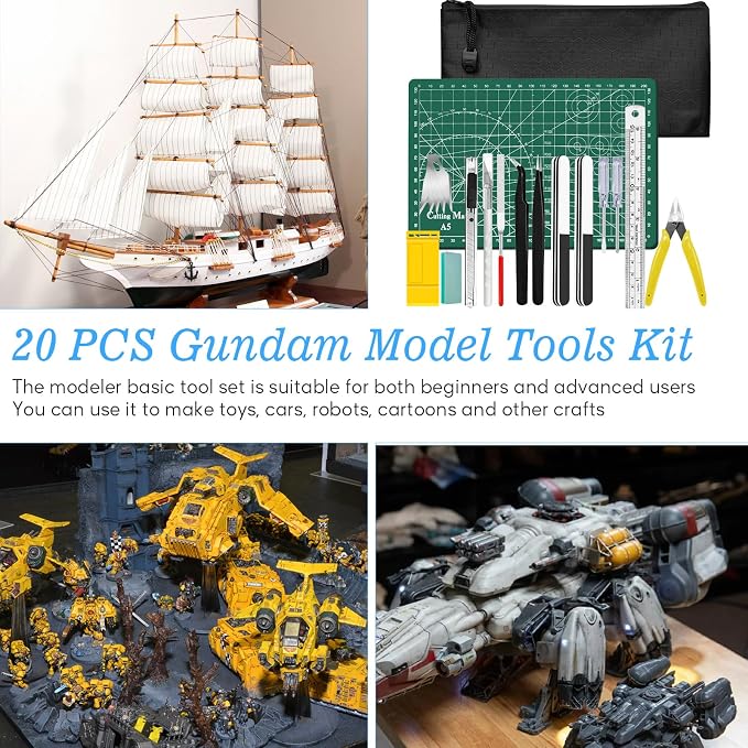 Gundam Model Tool Kit, Hobby Building Tools Kit, Gundam Accessories Metal Earth - Image 6