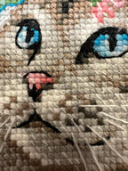 RIOLIS Cat in Flowers 2088, Cross Stitch Kits 6"x7", Cat Lovers & Advanced - Image 9