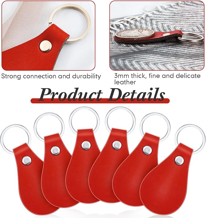 Taiyin 30 Pcs Leather Key Fob Kit - Image 3