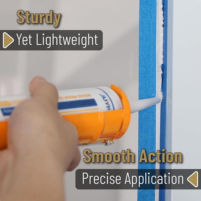 Bates- Caulking Silicone Gun, 10:1 Thrust Ratio, Hand Caulking Guns, No Drip - Image 4