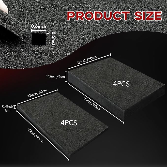 PINGMIC Gun case foam -16 x 12 x 1.5 Inch Pick and Pluck Foam Sheets - Image 2