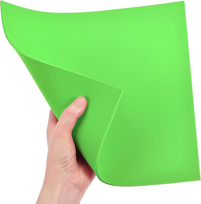 uxcell Green EVA Foam Sheets 10 x 10 Inch 3mm Thickness - Image 5