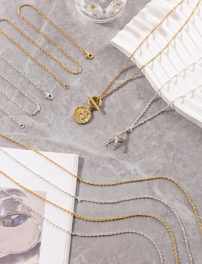 Lemonkey 24 Pack Necklace Chains Bulk - Image 6