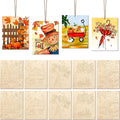 COCHIE 10PCS Fall Thanksgiving Unfinished Wood Crafts to Paint by COCHIE