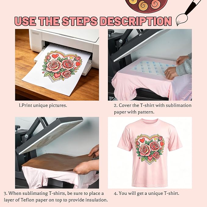 Joyclub 5 PCS Unisex Sublimation Blanks Bulk Polyester T Shirts - Image 5