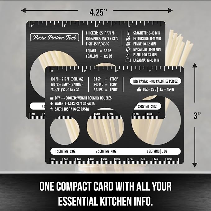 Pasta Measurer Tool – Stainless Steel Kitchen Gadget - Image 5