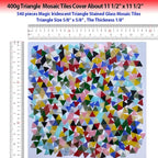 Triangle Iridescent Glass Mosaic Tiles - Image 6
