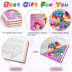 WIVICO 4Pcs Diamond Painting Bookmarks, Diamond Pearl Art Kits - Image 3