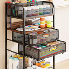 Homsorout Art cart, 5 Tier Rolling Cart - Image 4