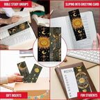 VIGEGU 5 Pcs Sun Moon Landscape Cross Stitch Bookmark Kit - Image 3