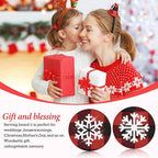 8 Pcs Christmas Snowflake Diamond Art Coasters Kit - Image 7