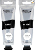 U.S. Art Supply Titanium White Oil Paint by USArtSupply