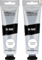 U.S. Art Supply Titanium White Oil Paint by USArtSupply
