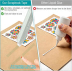 4Pack Double Sided Tape Pen, Scrapbook Supplies, Scrapbooking Double Sided Tape - Image 7