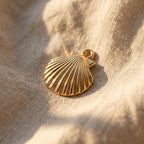 16Pcs Gold Metal Shell Charms, 16 Styles Summer Beach Seashell Pendants - Image 7