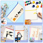 ZeeDix Canvas Zipper Pouch Bulk – 8.3 x 5 Inches Cotton Canvas Pouches - Image 4