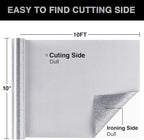 Silver Glitter HTV Heat Transfer Vinyl Roll 12inch x 10 ft - Image 2
