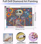 Halloween Diamond Art for Adults, Skullhead Jack Diamond Art Painting Kits for - Image 3