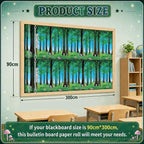 Forest Bulletin Board Roll Non-Woven Fabric Poster 16in X 20ft | Back to School - Image 3
