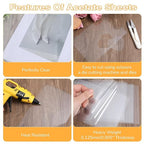 60PCS Heat Resistant Clear Acetate Sheets - Image 3