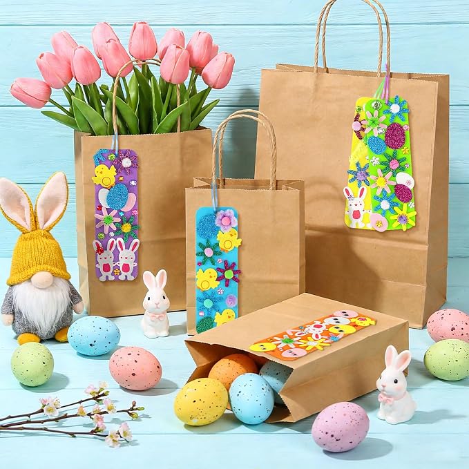 Easter Kids Craft Kit 36Sets Spring Foam Stickers Bookmark Ornament Decor | 36 - Image 7