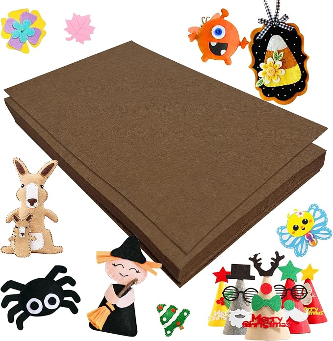 Jtnohx Felt for Crafts, Craft Felt Square for Sewing - Image 4