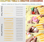 Cyajm 60 Colors Oven Bake Clay Kit, Individually Wrapped | - Image 7