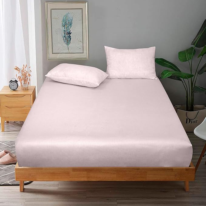 ROYALE LINENS 300 Thread Count 100% Long Staple Combed Cotton Fitted Sheet - Image 9