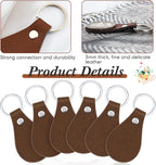 Taiyin 30 Pcs Leather Key Fob Kit - Image 3