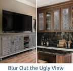 rabbitgoo Window Privacy Film, Diamond Pattern, 35.4" x 78.7" | Stained Glass - Image 6