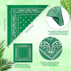 100 Pack Bandanas Unisex Paisley Bandanas Bulk Multi Purpose Cowboy Head Wrap - Image 3