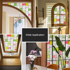 3D Stained Glass Window Film, Decorative Window Privacy Film - Image 7