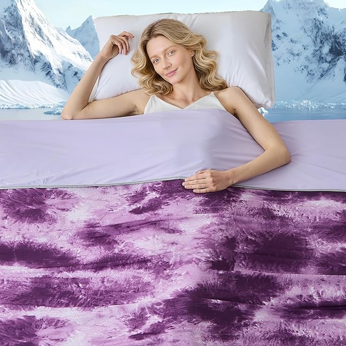 Cooling Blanket Queen Size for Hot Sleepers Ultra Lightweight & Breathable by Unknown