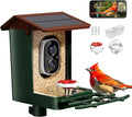 Smart Bird Feeder with Camera Solar Powered 2K HD Video, 000+ Species AI by Heapets