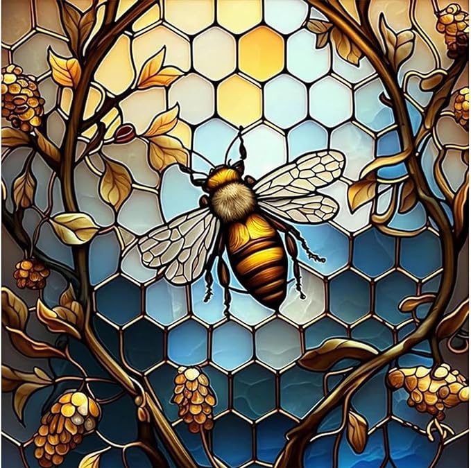 xackcme Bee Paint by Numbers for Adults by xackcme
