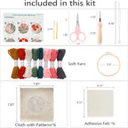 Myfelicity Punch Needle Kit, 6-Piece Set-Punch Needle Coaster Kit, - Image 5