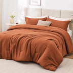 Love's cabin Terracotta Twin/Twin XL Comforter Set, 2-Piece Prewashed Bed Set by Lovescabin