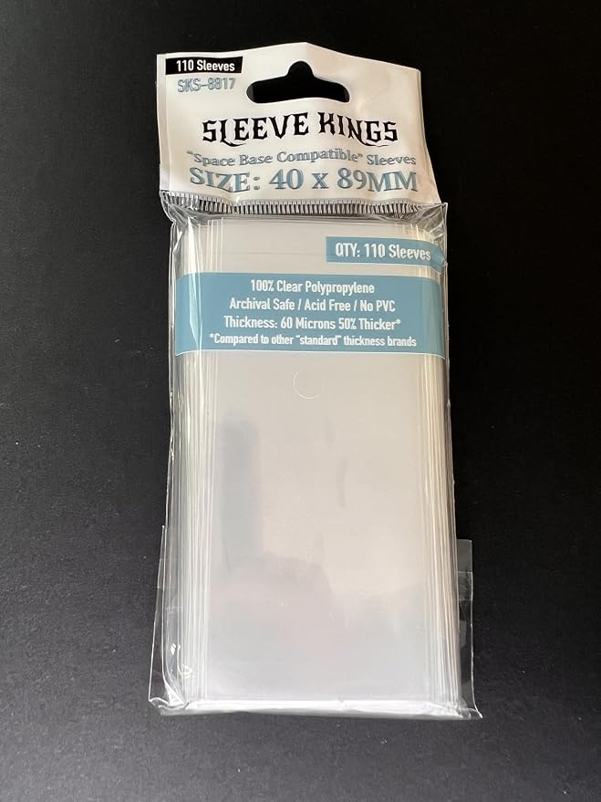 Sleeve Kings Space Base Compatible Sleeves 40 X 89 mm - Image 3